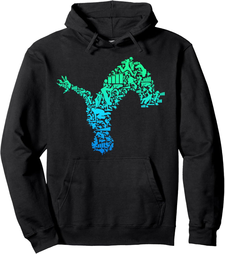Parkour Parcouring Extremsportler Parcour Jungen & Kinder Pullover Hoodie