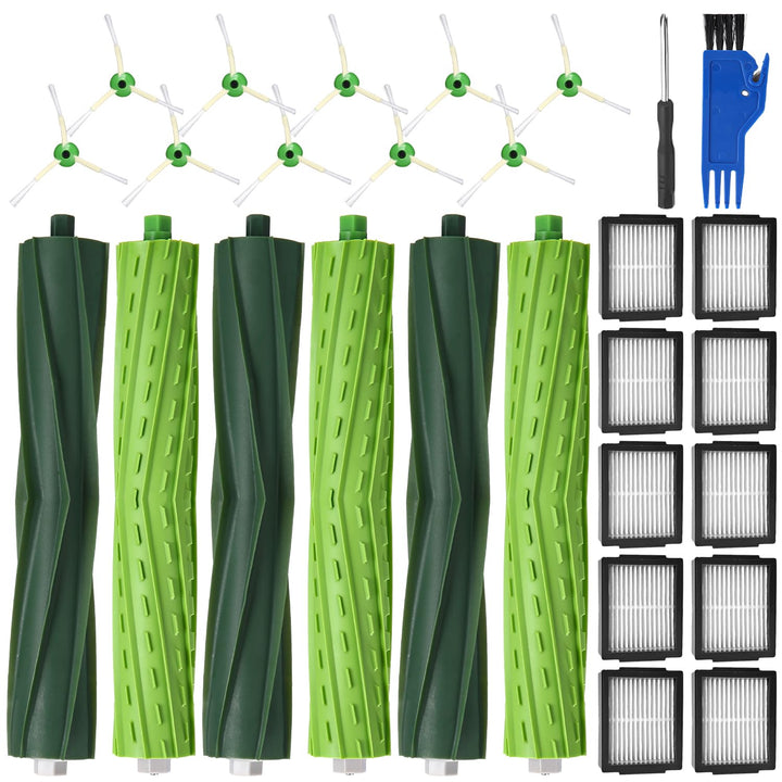 SOBEAU Zubehörset für iRobot Roomba i7 i7+ i3 i3+ i4 i4+ j7 j7+ i8 i8+ E5 E6 Staubsauger, Bürsten Er