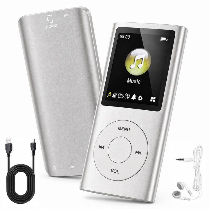 MP3/MP4-Player Unterstützt Bis zu 64 GB TF-Karte Tragbarer MP3 Musik Player 1.8 Zoll LCD Bildschirm