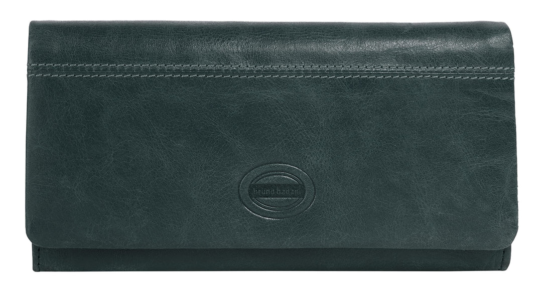 bruno banani Geldbörse Echt Leder Damen | Rindleder Geldbeutel, Brieftasche mit 19 Kartenfächern, He