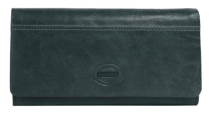 bruno banani Geldbörse Echt Leder Damen | Rindleder Geldbeutel, Brieftasche mit 19 Kartenfächern, He