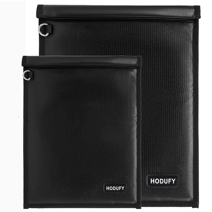Hodufy 2 Stück Faraday Tasche,(16.9x15,13x10 Zoll) Faraday Bags for Laptop und GPS Signal Blocker Fe