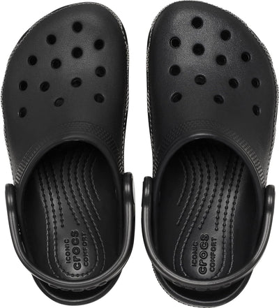 Crocs Unisex Kinder Classic Clog T Holzschuh 22/23 EU Schwarz, 22/23 EU Schwarz