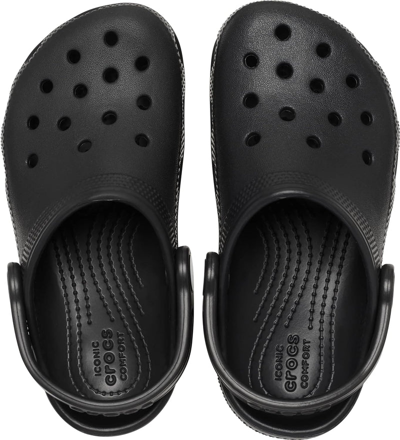Crocs Unisex Kinder Classic Clog T Holzschuh 22/23 EU Schwarz, 22/23 EU Schwarz