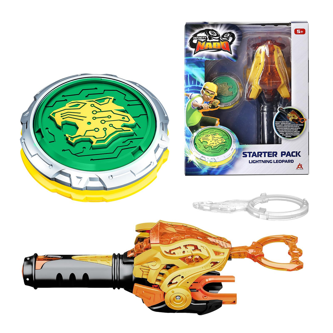 INFINITY NADO Kreisel für Kinder Metall Spielzeug Jungen, Battle Tops Kreisel Launcher Spielzeug, Sp