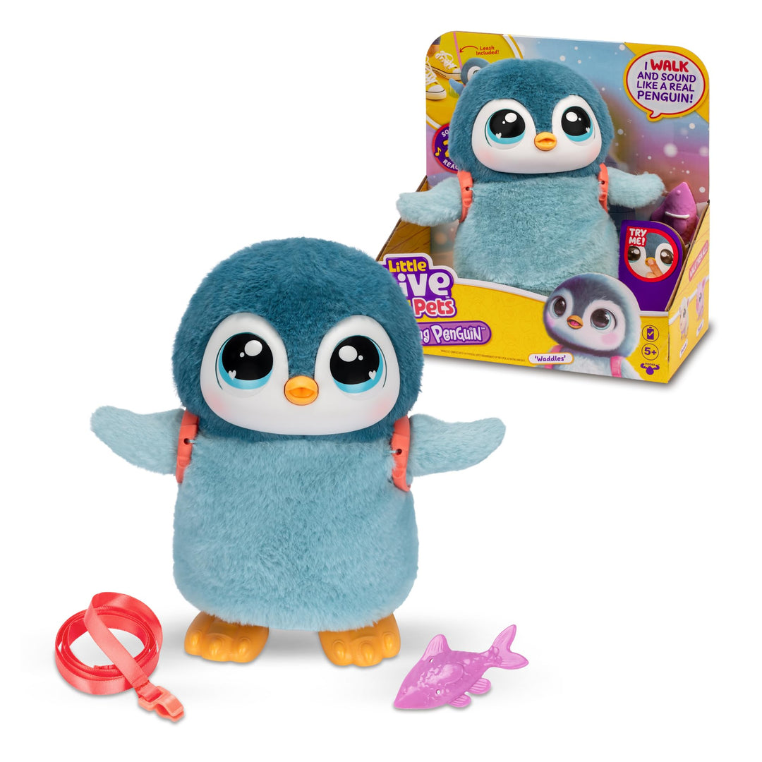 Little Live Pets - Waddles, der interaktive Pinguin-Stuffed Toy