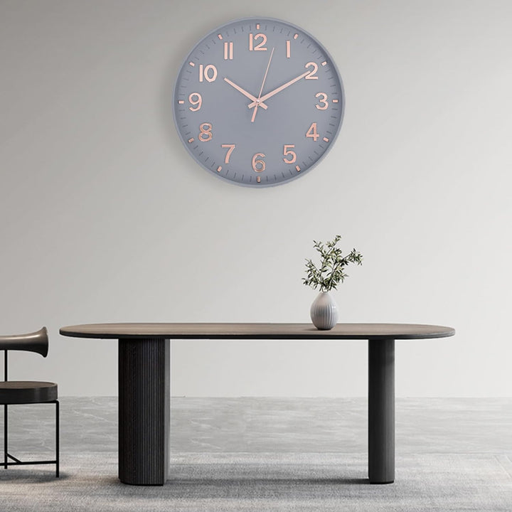 HZDHCLH Funkuhr 30 cm Grosses Ziffernblatt Wanduhr Geräuschlos,Geeignet für Schule, Zuhause, Wanddek