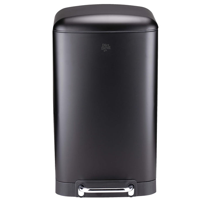Dirt Devil BLACK+DECKER Tretmülleimer 30L – Mülleimer Küche mit Soft Close – Abfalleimer aus Edelsta