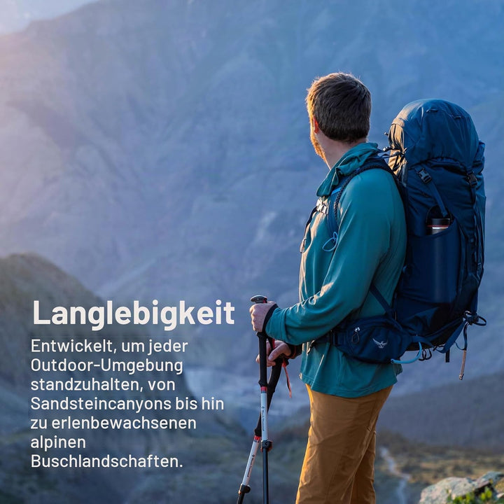 Osprey Europe Herren Kestrel 38 Backpack Bonsai Green L-XL, Bonsai Green L-XL