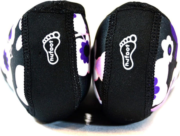 Nufoot , Damen Hausschuhe Violette Blume Large / 34 M EU / 4 B(M) US, Violette Blume Large / 34 M EU