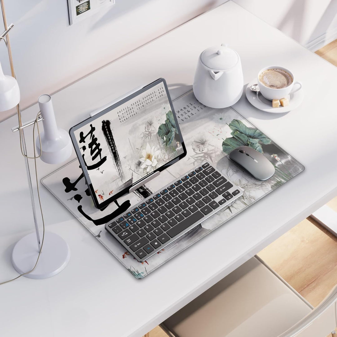 LL-COEUR Grosse Gaming Laptop Mauspad Tastatur Mausmatte Schreibtischunterlage Büro Desk Pad Schreib