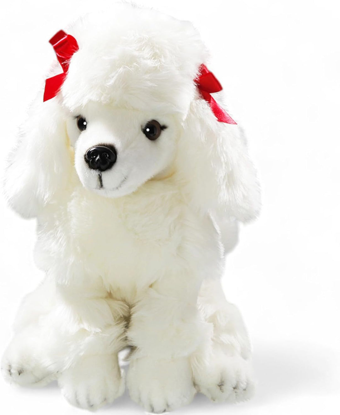 Carl Dick Pudel sitzend weiss, Hund, Plüschtier, Kuscheltier ca. 28cm 3501 P - Weiss, P - Weiss