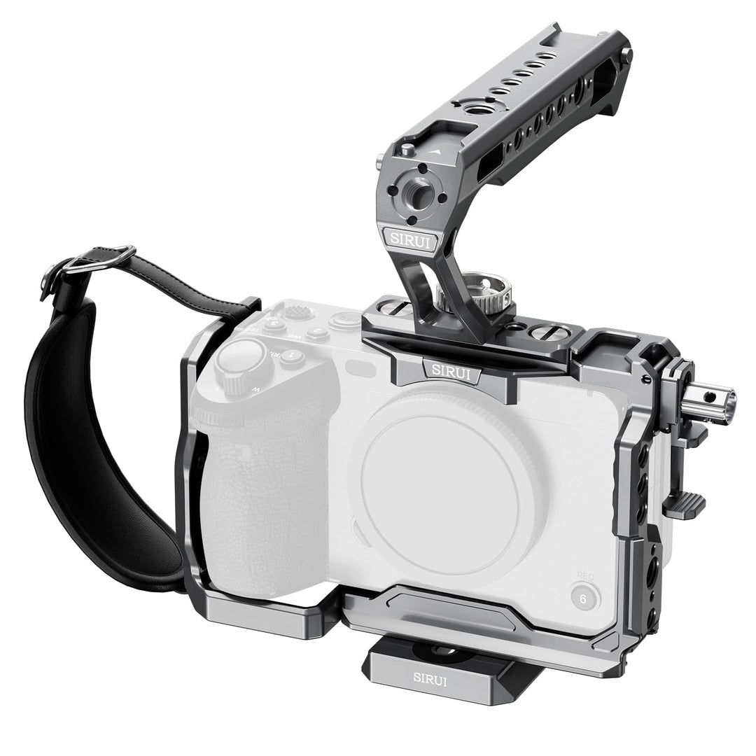 SIRUI FX3/FX30 Kamera Käfig Cage Kamerakäfig mit oberem Handgriff, Kameragehäuse mit HDMI-Kabelklemm