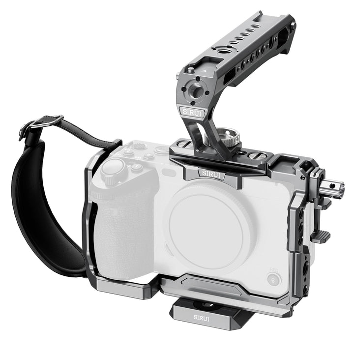 SIRUI FX3/FX30 Kamera Käfig Cage Kamerakäfig mit oberem Handgriff, Kameragehäuse mit HDMI-Kabelklemm