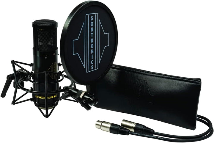 Sontronics STC-2 Grossmembran-Kondensatormikrofon mit Nierencharakteristik - Schwarz STC-2 Black, ST