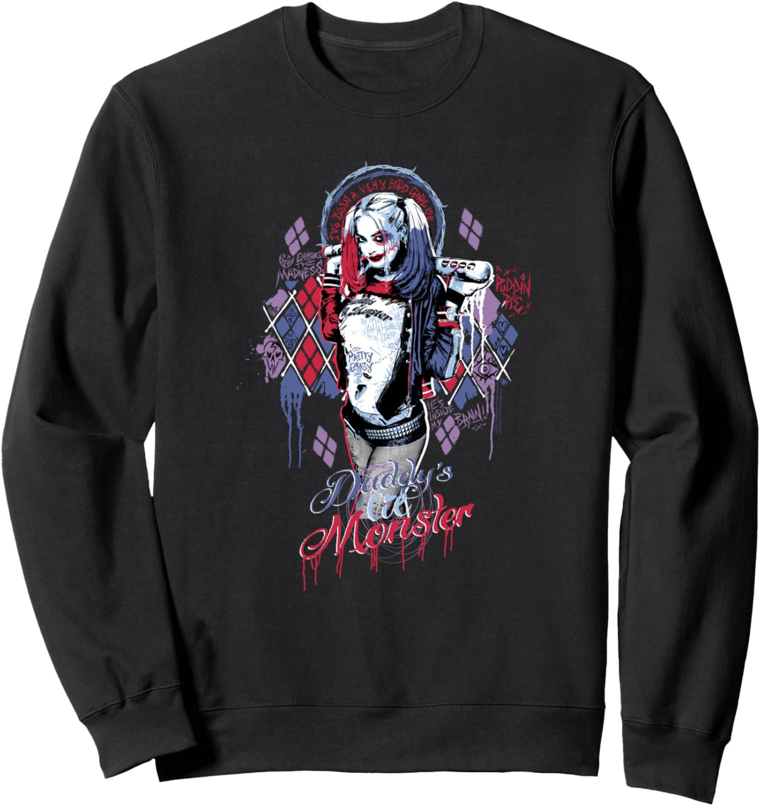 Suicide Squad Daddy's Little Monster Sweatshirt