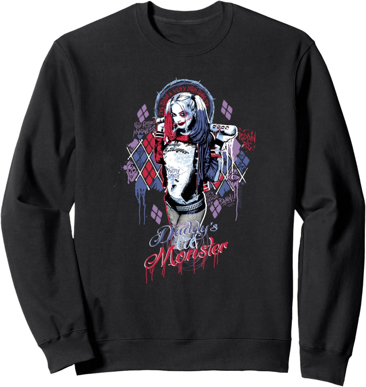 Suicide Squad Daddy's Little Monster Sweatshirt