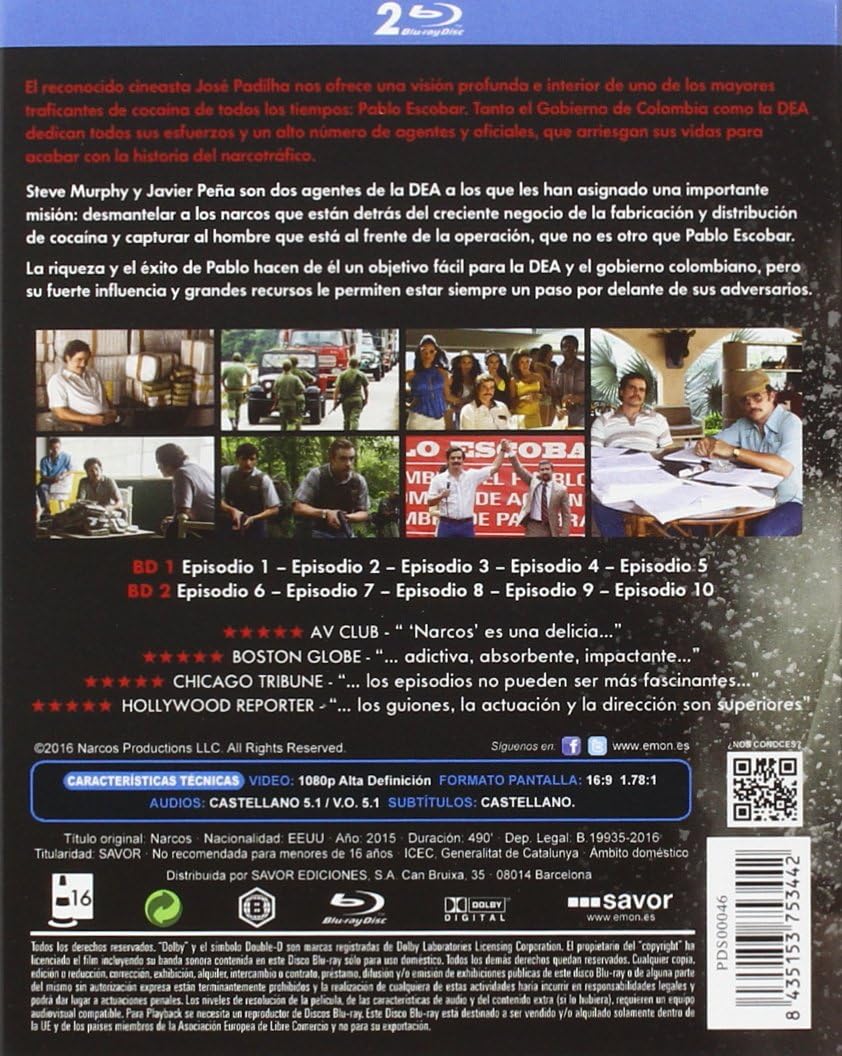 Narcos (NARCOS: TEMPORADA 1, Spanien Import, siehe Details für Sprachen)