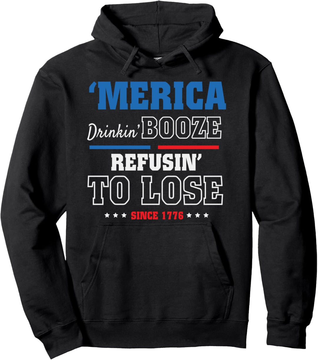4. JULI Hemd. Amerikanische Freiheit USA Flagge Pullover Hoodie