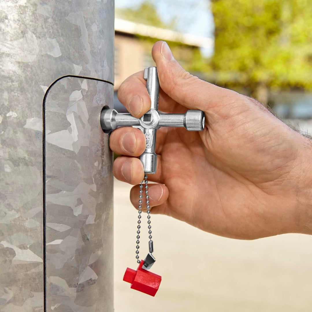 Knipex Schaltschrankschlüssel für gängige Schränke und Absperrsysteme 76 mm 00 11 03