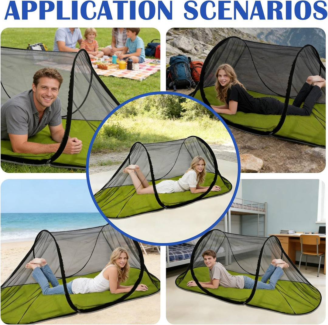 Faltbares Moskitonetz Pop Up, 200 X 72 X 70 cm Moskitonetzbett, Moskitonetz Reise, Tragbares Camping