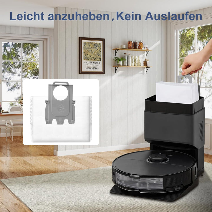 15 Stück Staubbeutel für Roborock Q7 L5+/Q10 S5+/S8+/S8 Pro Ultra/S7/S7 MaxV Ultra/S7 Pro Ultra/Q7+/