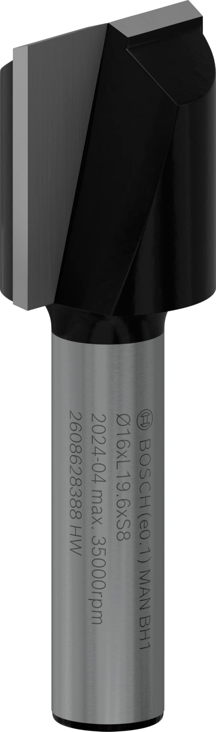 Bosch Professional Nutfräser Standard for Wood (für Holz, Ø 16 mm, Arbeitslänge 20 mm, Zubehör Handf