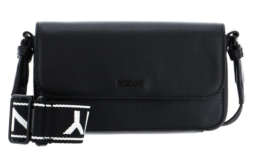 DKNY Women's Winonna Crossbody, Black Logo Black