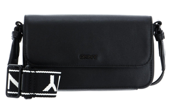 DKNY Women's Winonna Crossbody, Black Logo Black