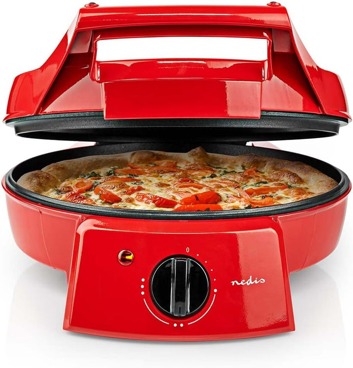 Nedis FCPM100FRD Pizzamaker, Aluminium