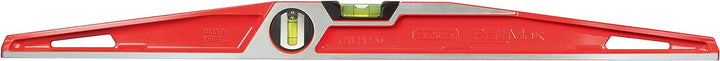Stanley FatMax Wasserwaage Antichoc MLH (60 cm Länge, ergonomisches Design, horizontale/vertikale Li