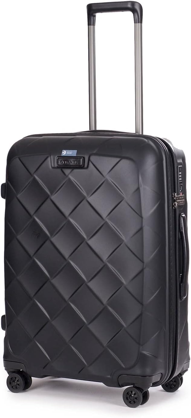 Stratic Leather and More - 4-Rollen-Trolley 66 cm M matt Black Matt Black onesize, Matt Black onesiz