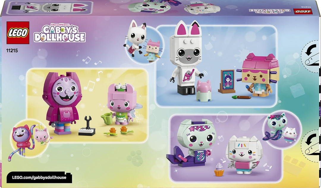 LEGO Gabbys Puppenhaus Gabbys Katzenfreunde - Spielzeug mit 6 Tierfiguren inkl. Meerkätzchen und Kit