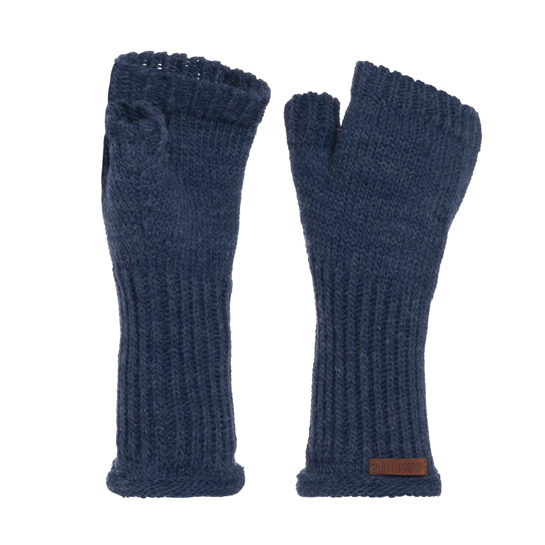 KNIT FACTORY - Cleo Handstulpen - Fingerlose Handschuhe - Gestrickte Handschuhe für Winter - Damen H