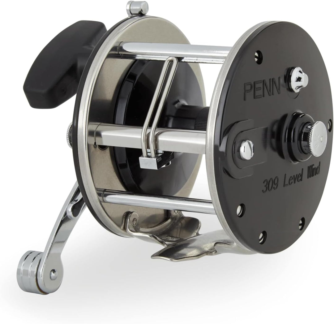 PENN Allzweck-Angelrolle für Wind, konventionelle Angelrolle 309MCP- 274 m (300 Yard)/13,6 kg (30 Pf