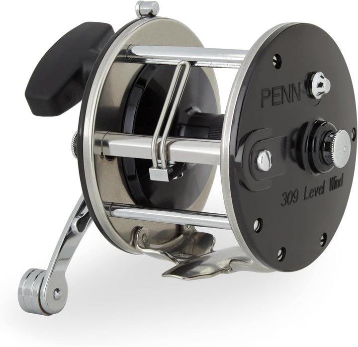 PENN Allzweck-Angelrolle für Wind, konventionelle Angelrolle 309MCP- 274 m (300 Yard)/13,6 kg (30 Pf