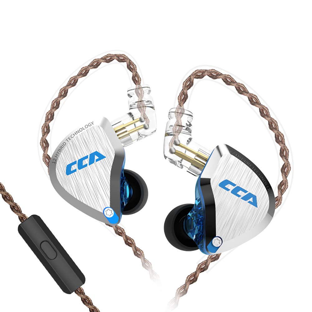 CCA C12 5BA 1DD Stereo Bass Kopfhörer In Ear Kopfhörer mit Kabel Noise Cancelling Sport Earbuds Head
