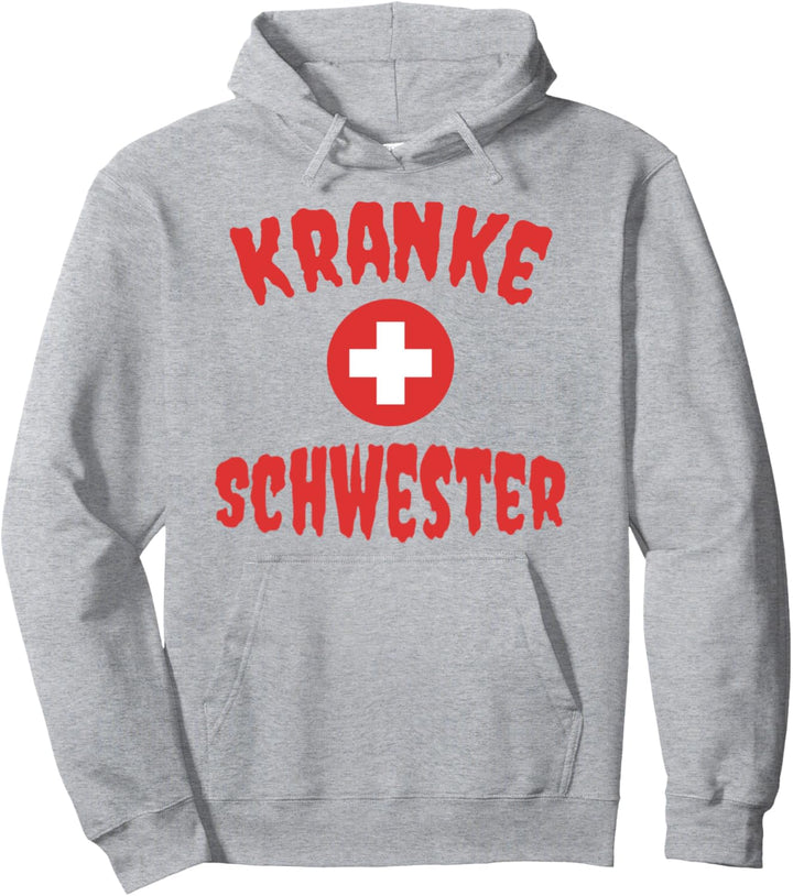 Halloween Krankenschwester Kostüm Kranke Schwester Pullover Hoodie