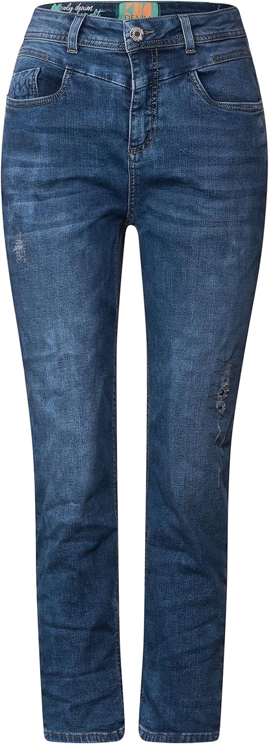Street One Damen Jeanshose 26W / 28L Authentic Indigo Used, 26W / 28L Authentic Indigo Used