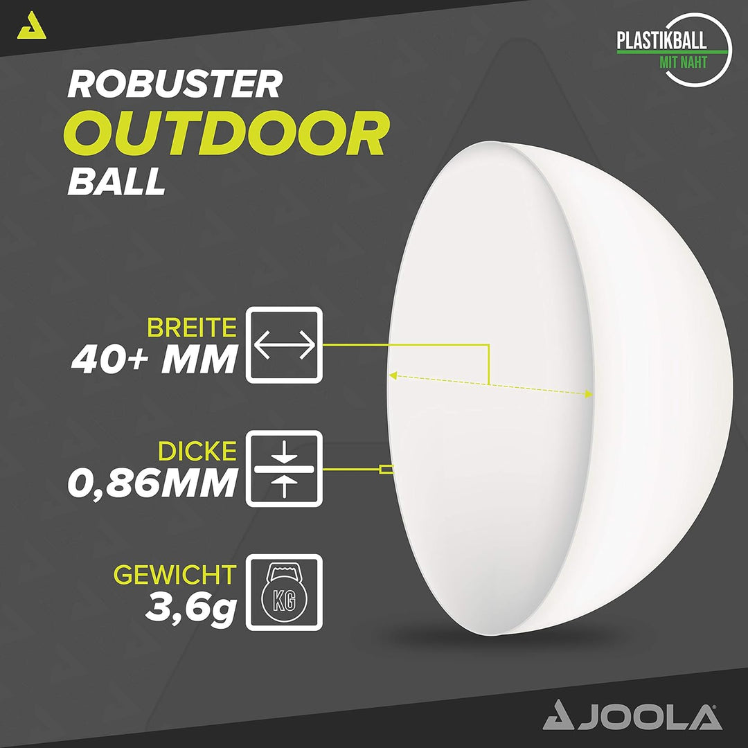 JOOLA Tischtennisnetz LIBRE- OUTDOOR Tischtennisnetz-Garnitur für Freizeitsport - Klemmtechnik - Höh