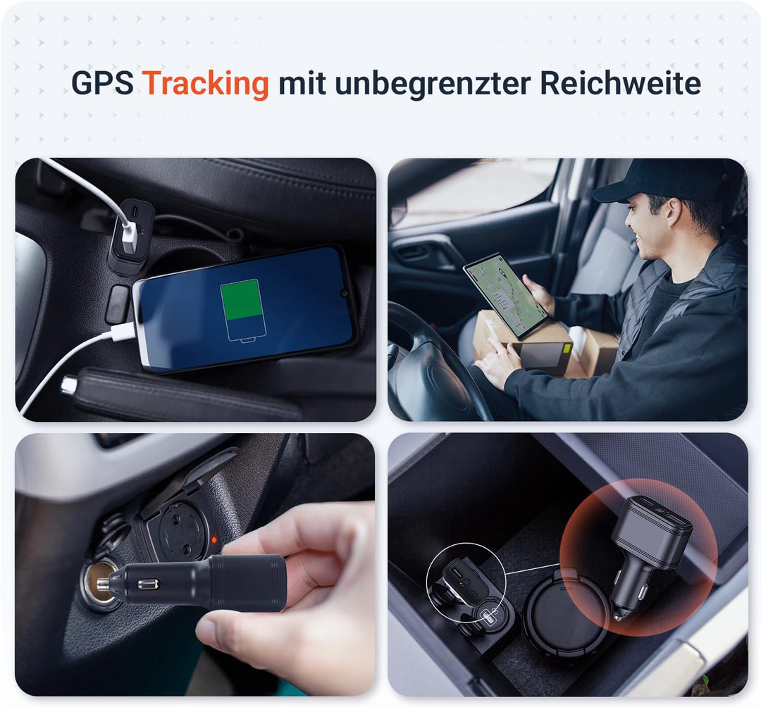 PAJ GPS USB GPS Finder 4G - mini GPS Tracker für Autos, Fahrzeuge & LKW´s - Stromversorgung über Zig