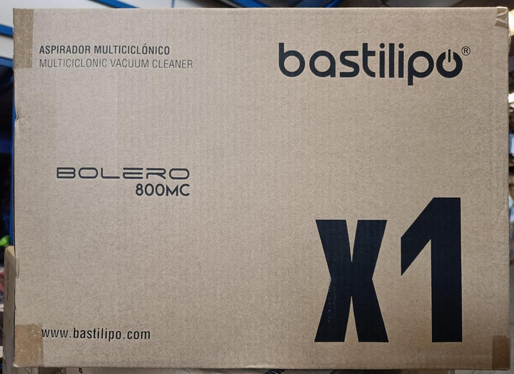 Bastilipo Bolero 800-MC Multi-Cyklon-Staubsauger, mit extra Powerfull Silence, 800 W, Wassergrün