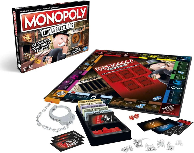 Hasbro Monopoly Bathsteire, Mehrfarbig, Portugiesische Version