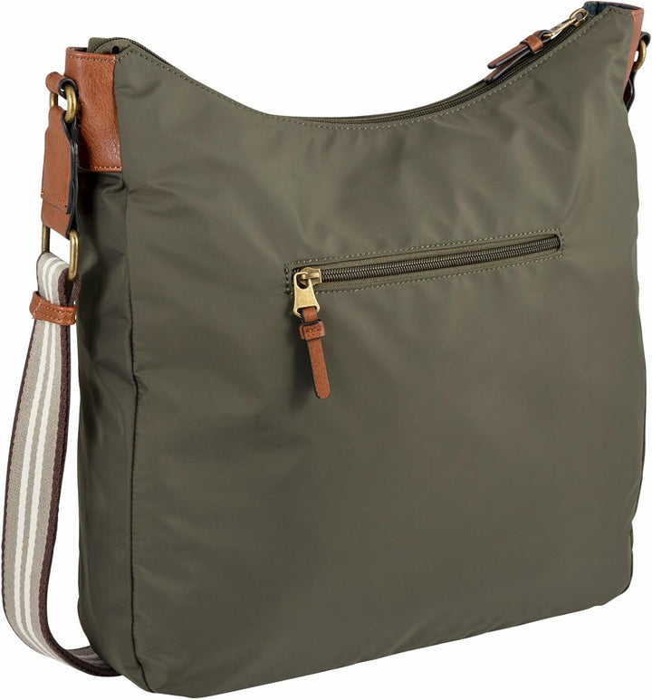 camel active bags Bari Damen Hobo Bag Schultertasche Gross khaki Khaki 35 x 13 x 38, Khaki 35 x 13 x