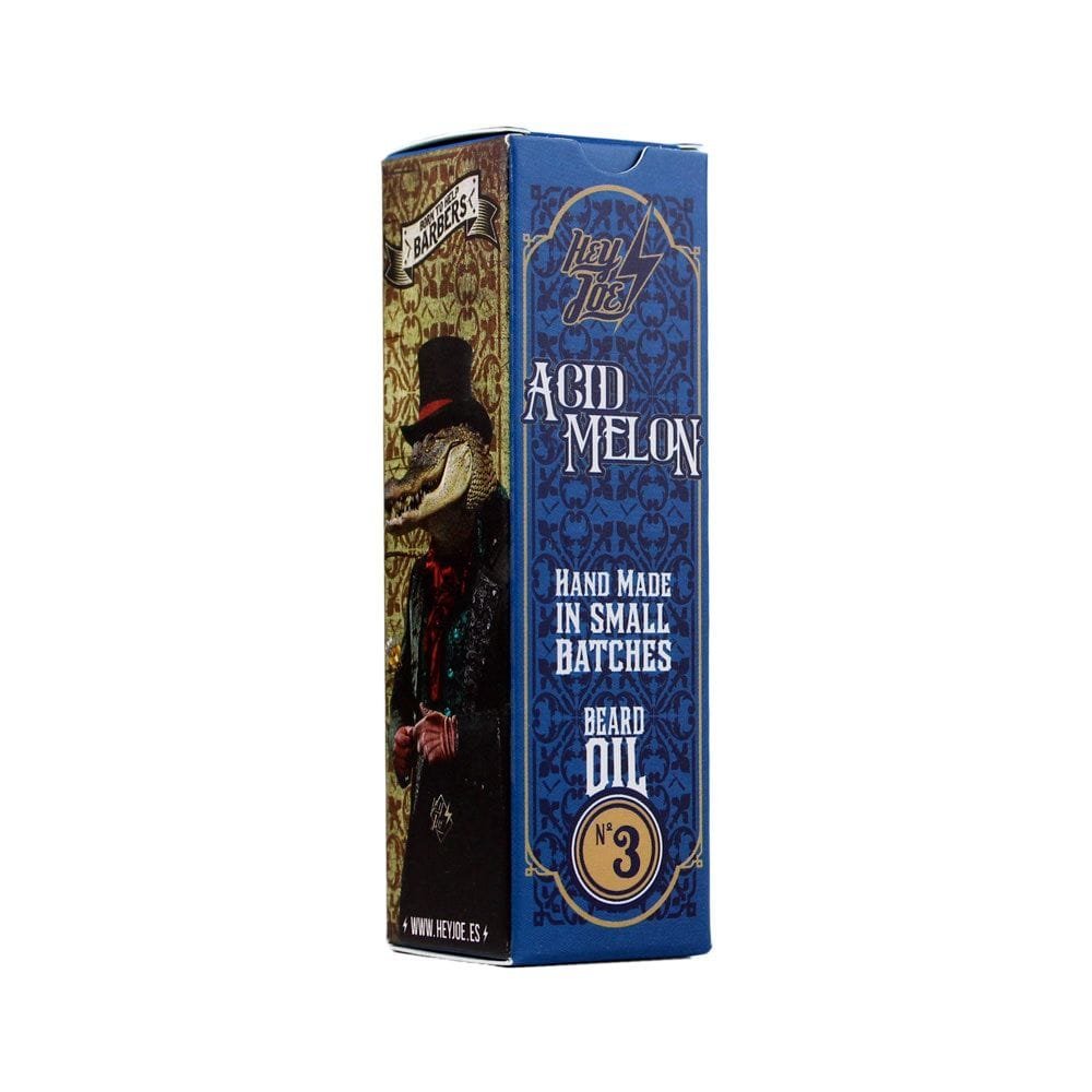 HEY JOE! Beard Oil Nº 3 Acid Melon | Natürliches und Erfrischendes Bartöl Herren mit Melonenduft und
