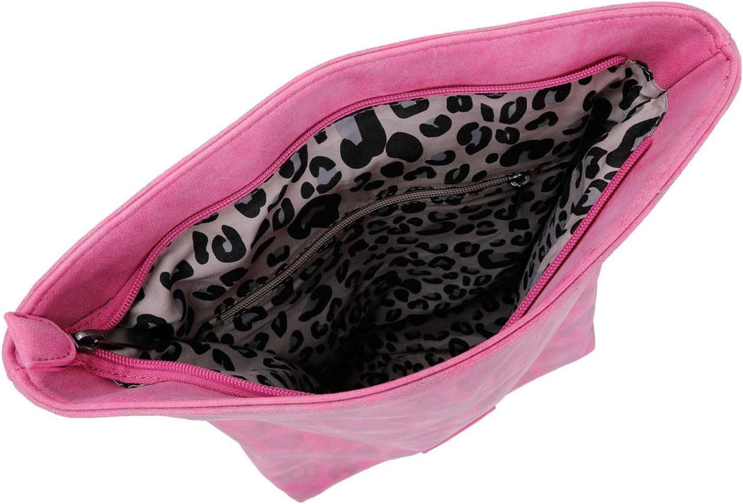 Fritzi aus Preussen Damen Bike01 Leo Squeezy Pink Schultertasche