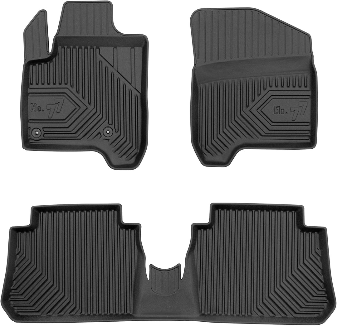 SMK Gummimatten auto fussmatten Satz für Citroen C3 Picasso 2008-2017 Erleben Sie einen neuen Standa