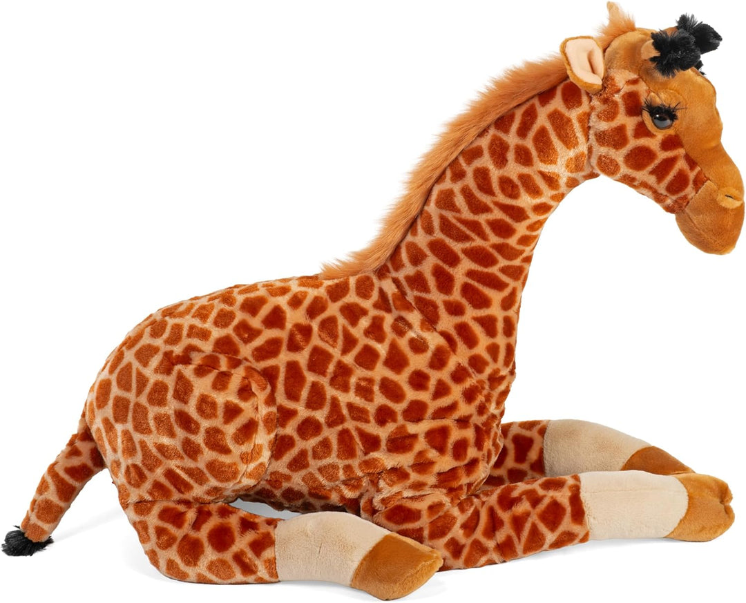 Wild Republic 20718 Jumbo Plüsch Giraffe, grosses Kuscheltier, Plüschtier, Cuddlekins, 76 cm, Giraff
