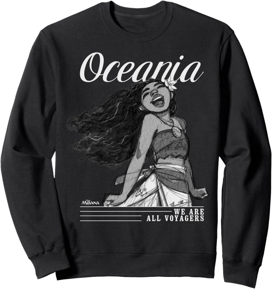Disney Moana Oceania We Are All Voyagers Sketch Sweatshirt