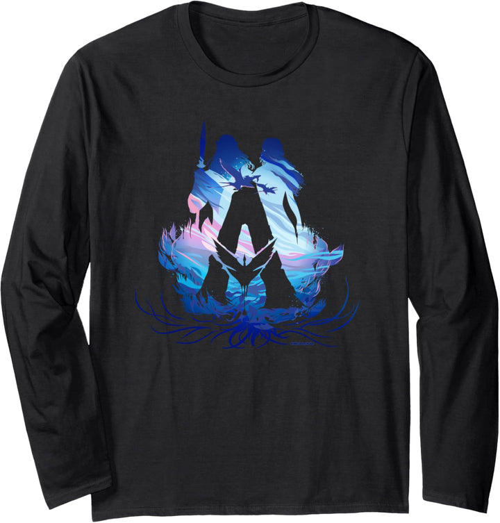 Avatar: The Way of Water Avatar A Logo Banshee Illustrated Langarmshirt
